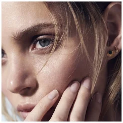 Enamel - Soleil Petrolgrüne vergoldete Ohrstecker**