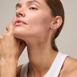 Enamel - Trinity Ohrringe in silber