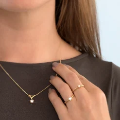 Eternity Diamantanhänger in 14-karätigem Gold mit 0,05 - 0,50 kt