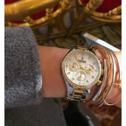 Festina - Boyfriend Kollektion in zweifarbigem Gold doppelt