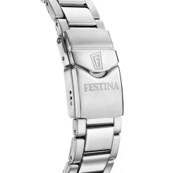 Festina - Diver Herrenuhr in Stahl mit Schwartzem Zifferblatt