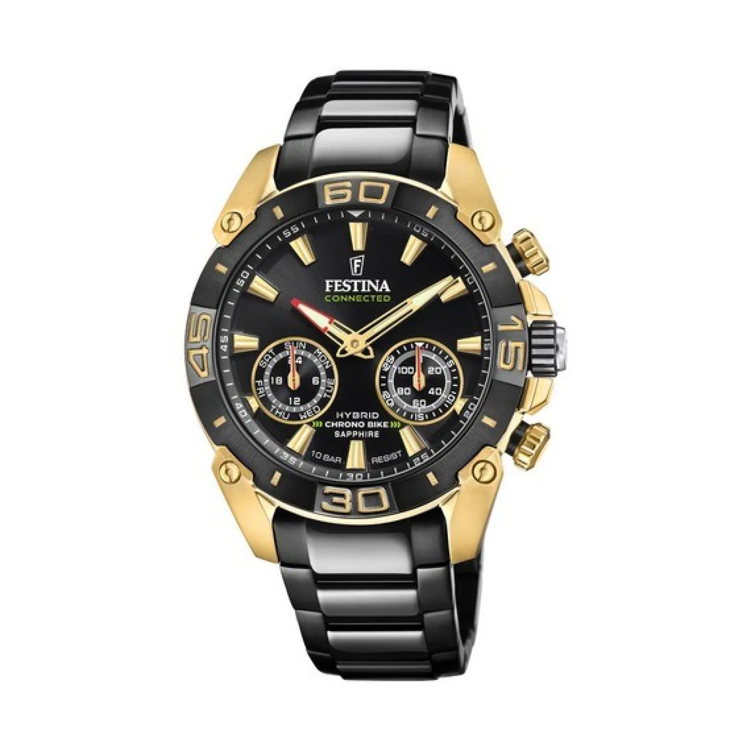 Festina - Herrenuhr Chrono Bike Limited Edition 2021 in Schwarz und Gold Duplikat