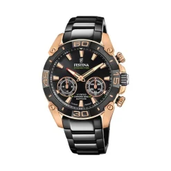Festina - Herrenuhr Chrono Bike Special Edition Connected in Schwarz und Roségold
