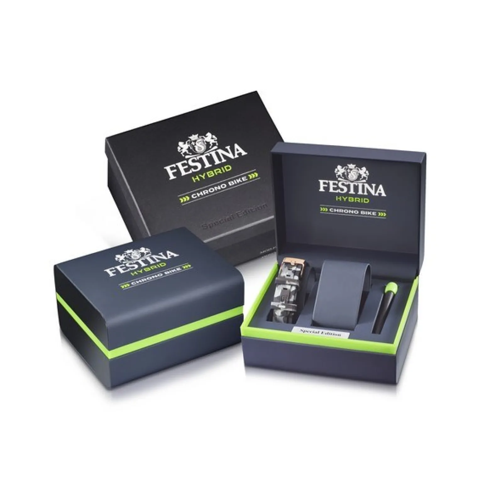 Festina - Herrenuhr Chrono Bike Special Edition Connected in Schwarz und Roségold