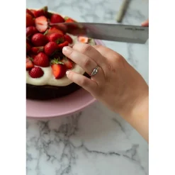 Frederikke x Sistie - Croissant ring ein silber