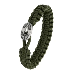 From Soldier To Soldier Armband in Grün mit ovaler Schließe und Emaille