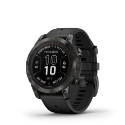GARMIN - Fenix 7 PRO Sapphire Solar in Titan mit Silikonband