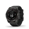 GARMIN - Fenix 7X PRO Sapphire Solar Edition in Titan mit Silikonband