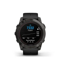 GARMIN - Fenix 7X PRO Sapphire Solar Edition in Titan mit Silikonband