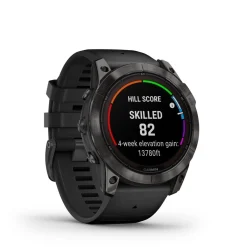 GARMIN - Fenix 7X PRO Sapphire Solar Edition in Titan mit Silikonband