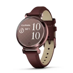 Garmin - Lily 2 Klassische Smartwatch w Dunkelbronze mit Mulberry-Lederarmband