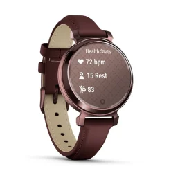 Garmin - Lily 2 Klassische Smartwatch w Dunkelbronze mit Mulberry-Lederarmband