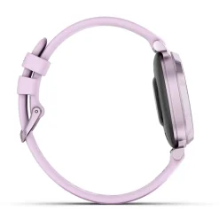 Garmin - Lily 2 Smartwatch in Metallic Flieder mit fliederfarbenem Silikonarmband