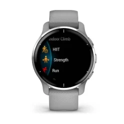 GARMIN - Venu 2 Plus, GPS, Powder Gray + Passivierte Smartwatch