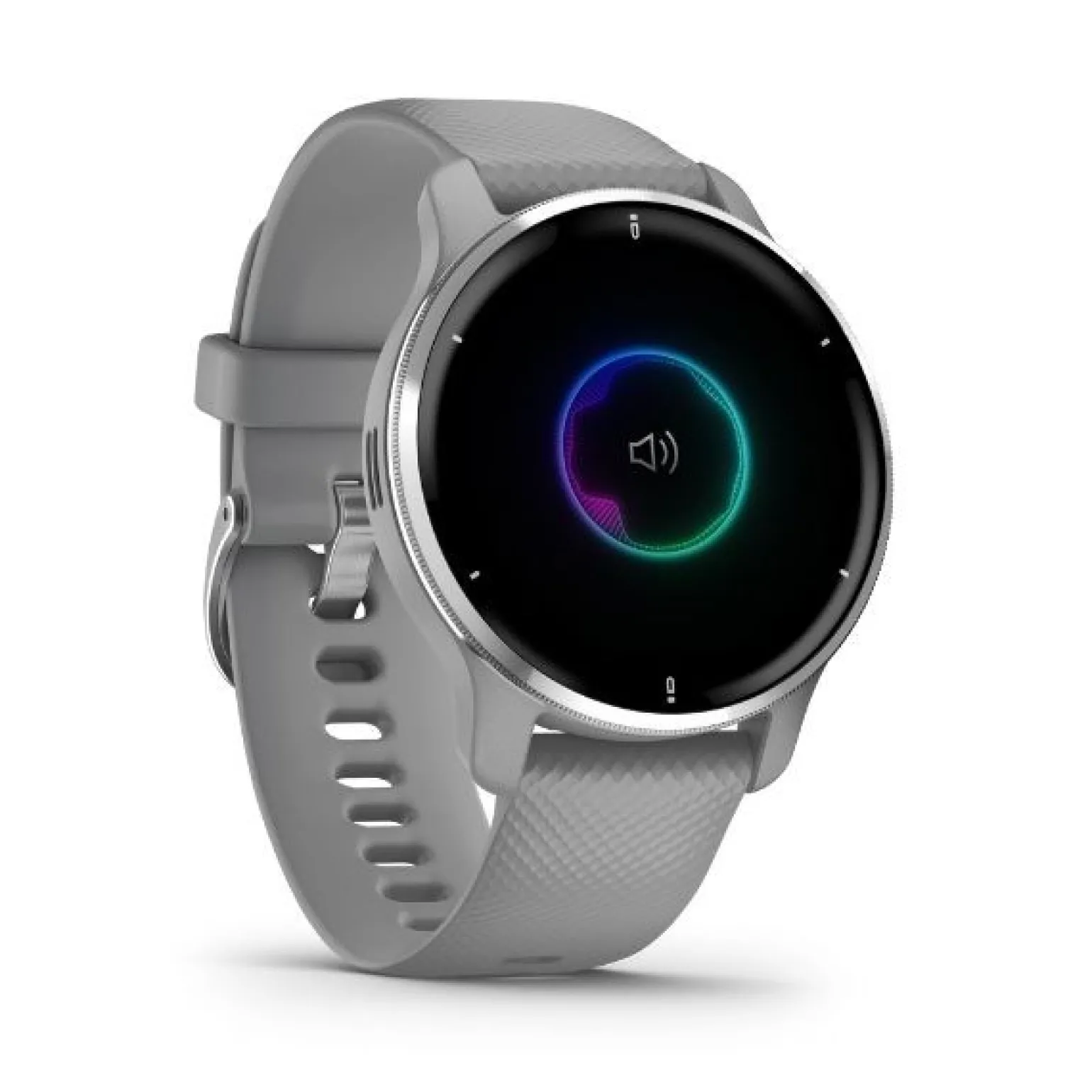 GARMIN - Venu 2 Plus, GPS, Powder Gray + Passivierte Smartwatch