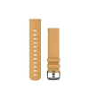 Garmin Uhrenarmbänder - Schnellverschluss 20mm. Tan Wildleder