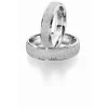 Gerstner - Eheringe aus 9-14kt. Weißgold mit 0,03ct.