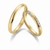 Gerstner - Eheringe aus 9-14kt. Gold mit 30 Diamanten