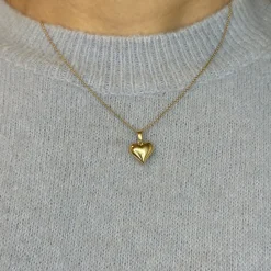 Gold-Herzanhänger 12x12,5 – Wählen Sie Karat