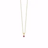 Guld & Silber Design - Anhänger aus 8kt. Gold mit Rubin