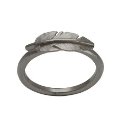 HEIRING - Federring aus oxidiertem Silber - MINI