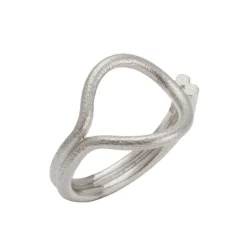 Heiring - Ring mit Traumfänger aus rhodiniertem Silber