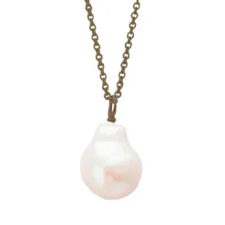 Heiring Anhänger mit weißer barocker Süßwasserperle