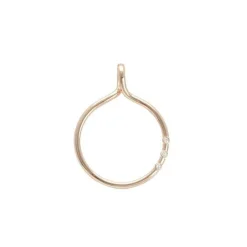 HEIRING Dreamcatcher Anhänger aus 14 Karat Gold 3x0,02 ct.