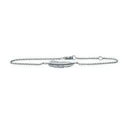 HEIRING Federarmband aus rhodiniertem Silber