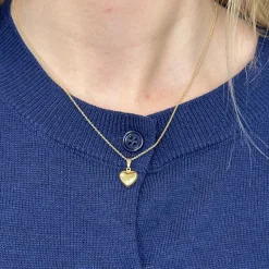 Herzanhänger aus 14-karätigem Gold – Größe auswählen