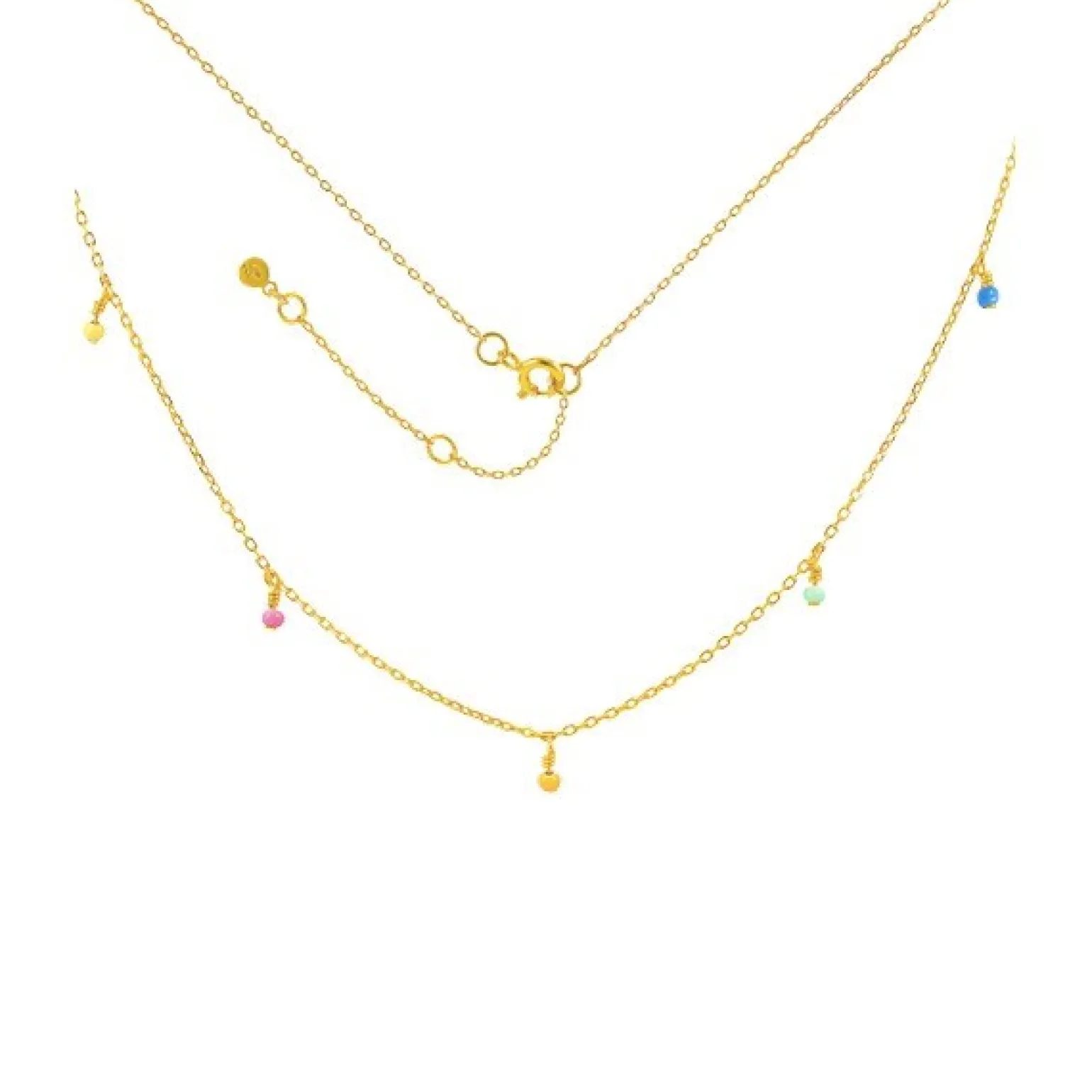 Hultquist - Nova-Halskette in vergoldetem Silber