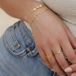 Izabel Camille - Nigella ring aus vergoldetem silber *