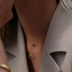 Izabel Camille - Nigella-Halskette in vergoldete silber *