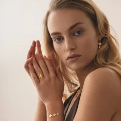 Izabel Camille - Pansy ring aus vergoldetem silber