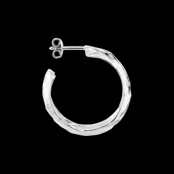 Jane Kønig - Big Bruised Heart Hoop in Silber