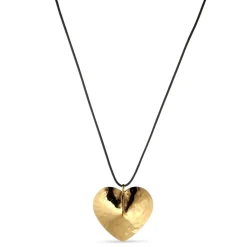 Jane Kønig - Bruised Heart String halskette in vergoldet Silber*