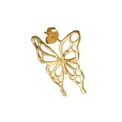 Jane Kønig - Butterfly ohrring in vergoldete silber
