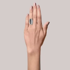 Jane Kønig - Impression Armour Ring in Silber**