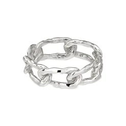 Jane Kønig - Medium Space Link ring i silber