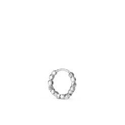 Jane Kønig - Perlenohrringe in mattem Silber