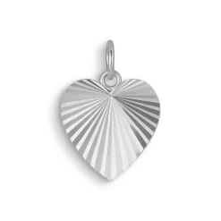 Jane Kønig - Reflection Heart Anhänger aus Silber