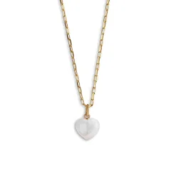 Jane Kønig - Small Souvenir Heart Anhänger aus vergoldet Silber