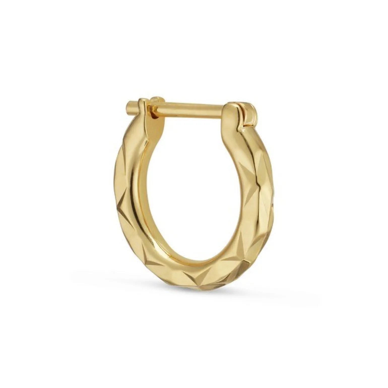 Jane Kønig - Tiny Rhombus-Ohrring aus vergoldetem Silber