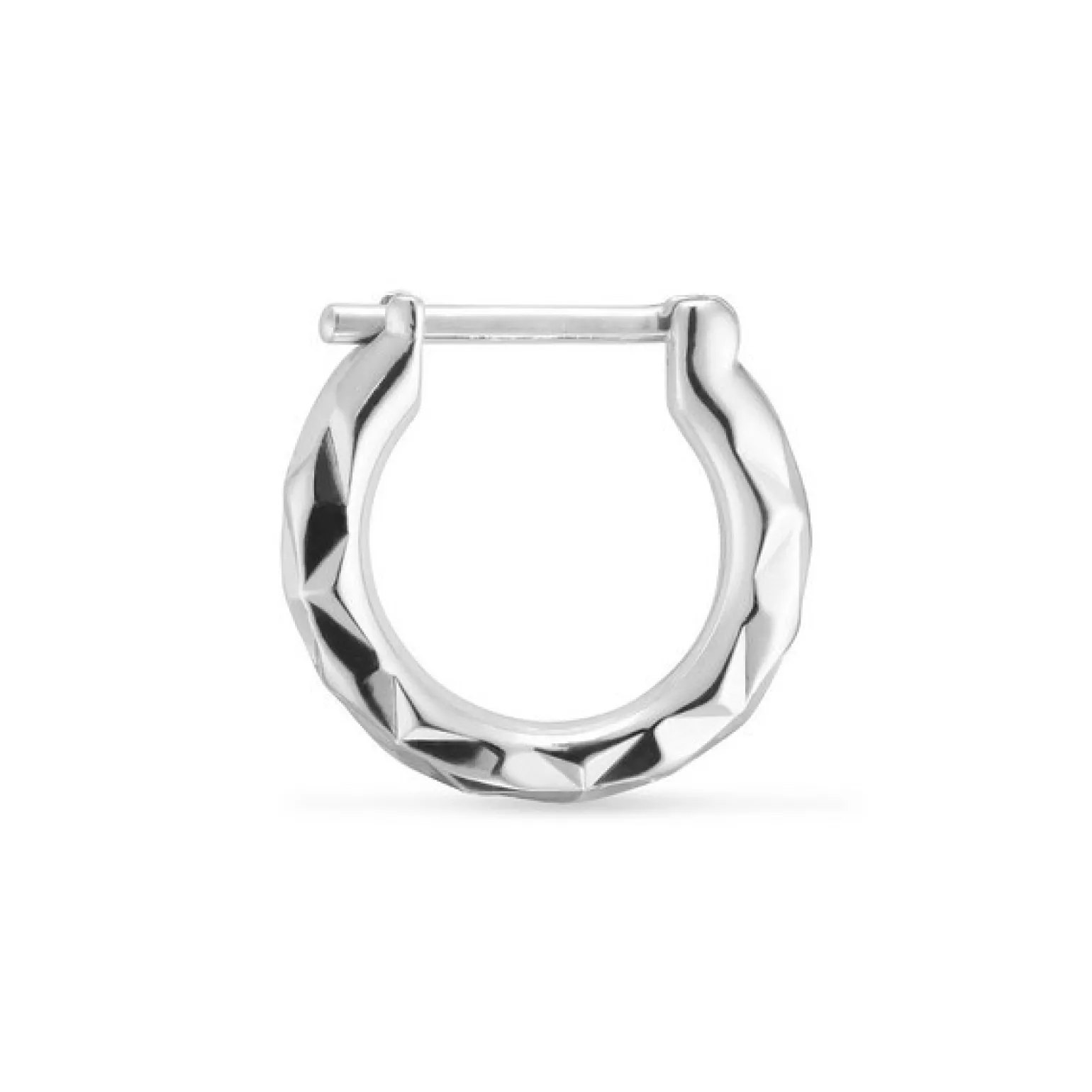 Jane Kønig - Tiny Rhombus-Ohrring in Silber