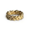 Jane Kønig Braided Ring in matt vergoldet