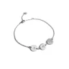 Jane Kønig Lovetag armband aus Silber mit 3 Lovetags