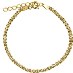 Jeberg Baby Luna armband in vergoldete silber