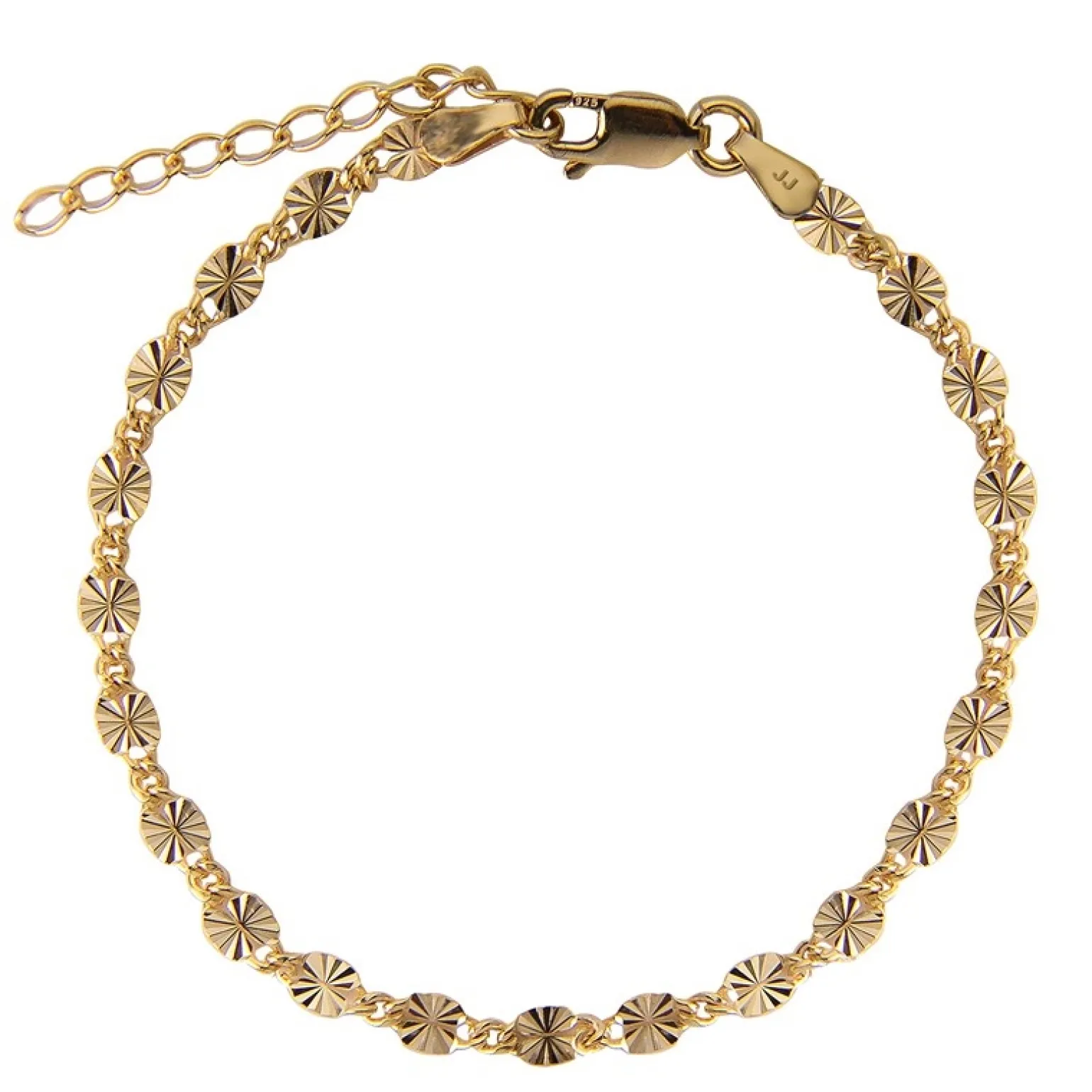 Jeberg Stella armband in vergoldete silber