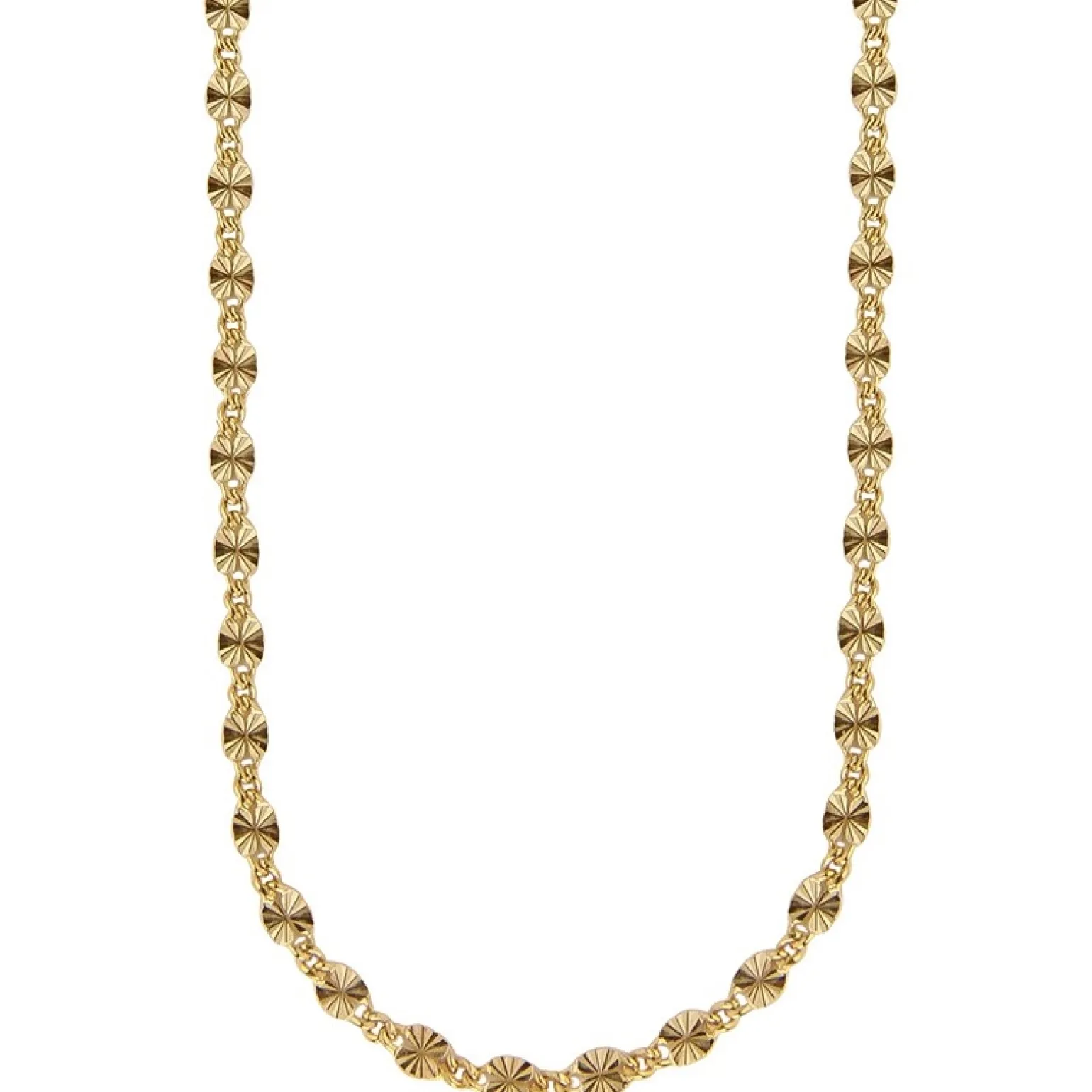 Jeberg Stella Halskette in vergoldete silber