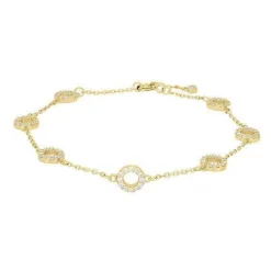 Joanli Nor - Anna Vergoldetes Armband mit Zirkonias